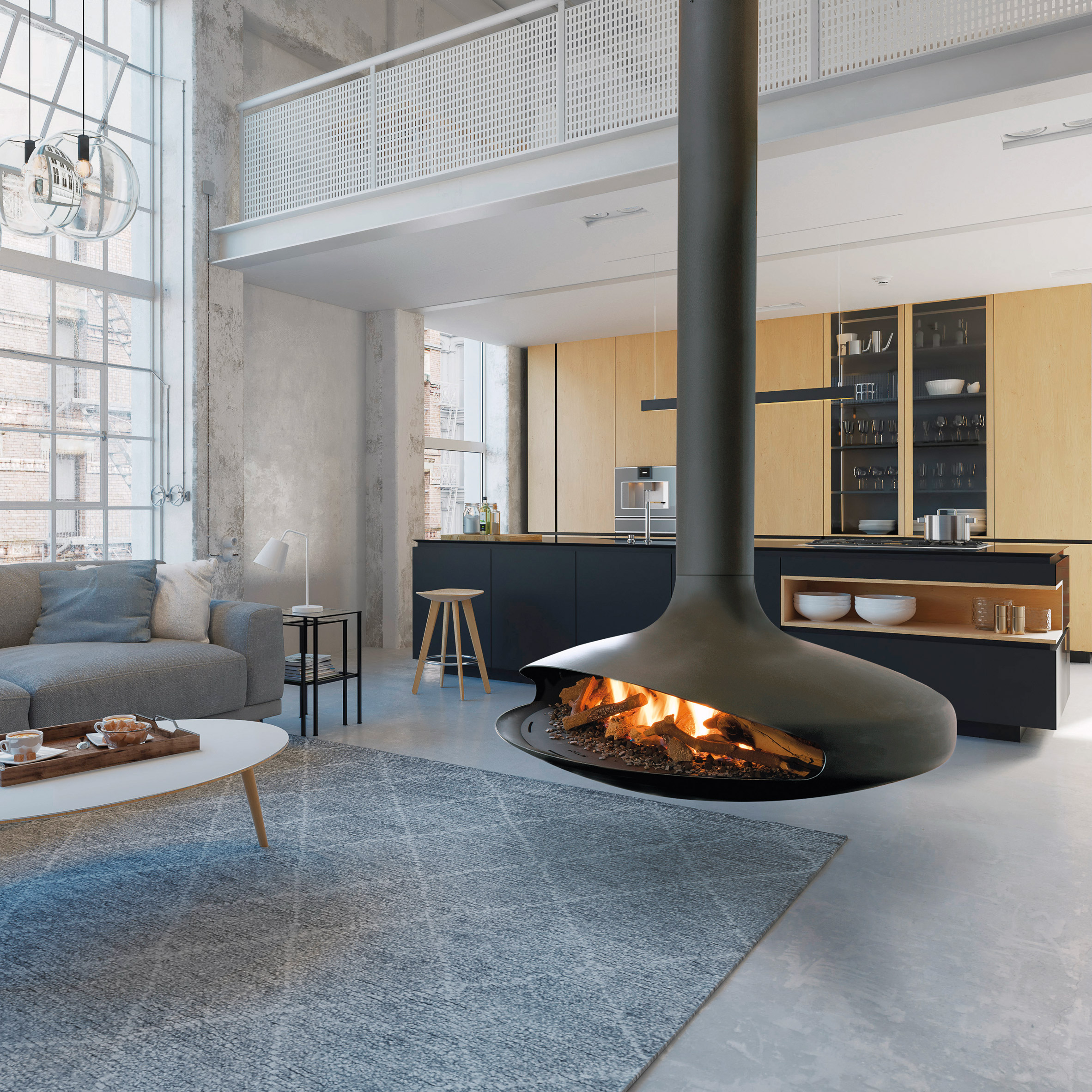 Gas Gyrofocus Indoor Gas Fuelled Fireplace By Focus