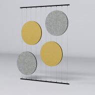 Helios acoustic room divider by Jeffrey Ibañez for Impact Acoustic