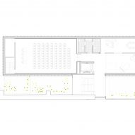 Basement and auditorium plans