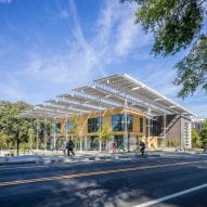 Giant photovoltaic canopy tops net-positive Kendeda Building in Atlanta