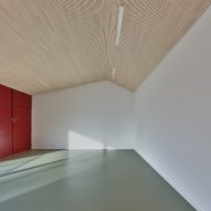 White covers the walls of the teaching spaces