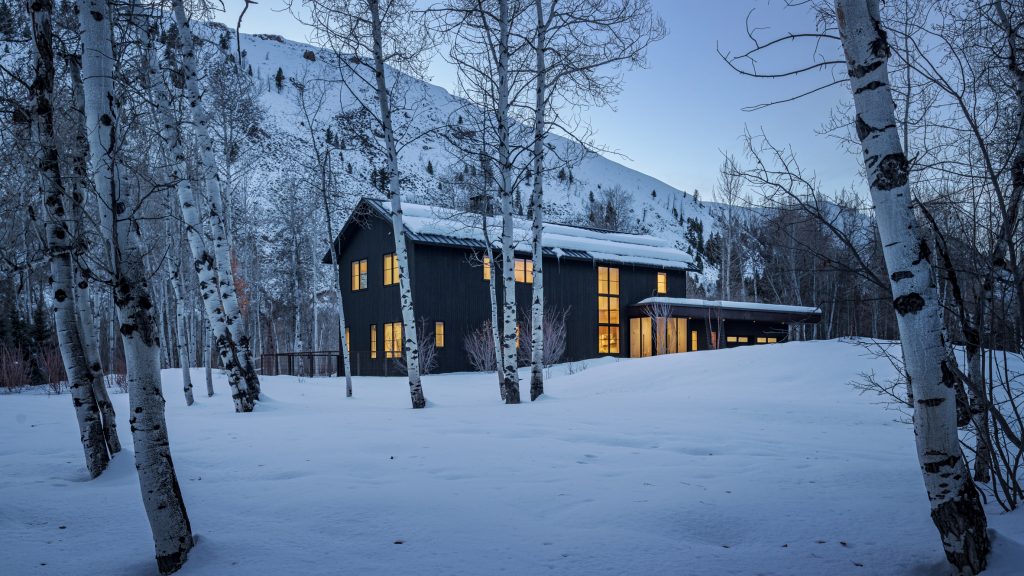 Mark de Reus designs spruce-clad home for his family in rural Idaho