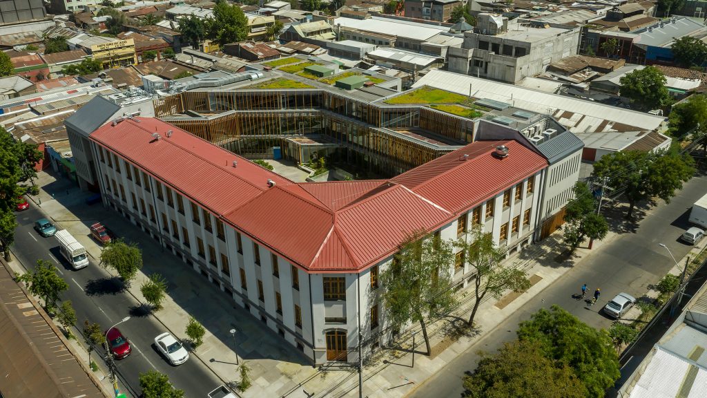 Luis Vidal + Architects resurrected an abandoned public building in Santiago