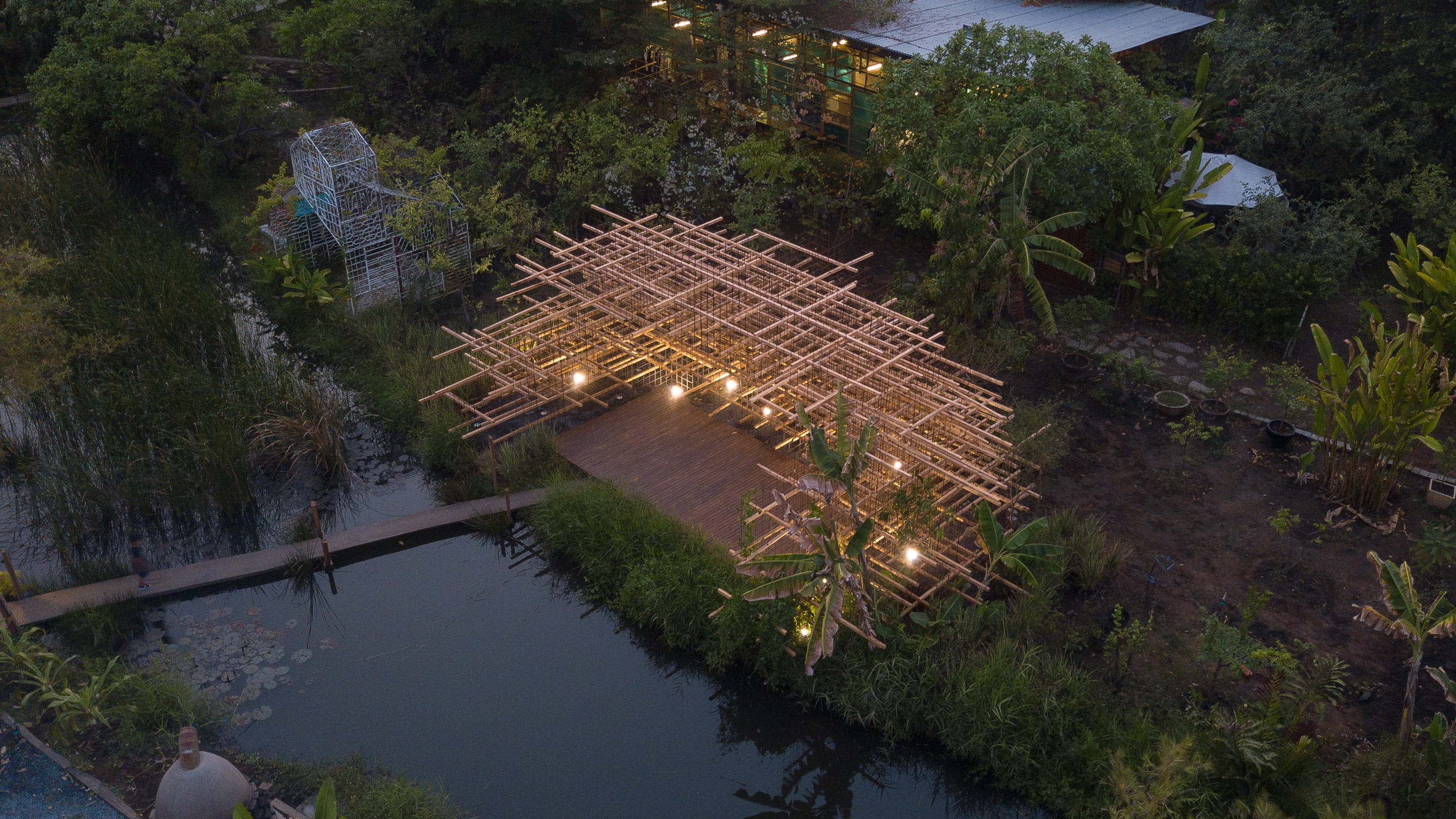 MIA Design Studio create pavilion designed to look like a giant pile of straw - Vimarsana News