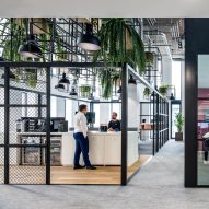An interior of a tech hub in Budapest by Perkins&Will