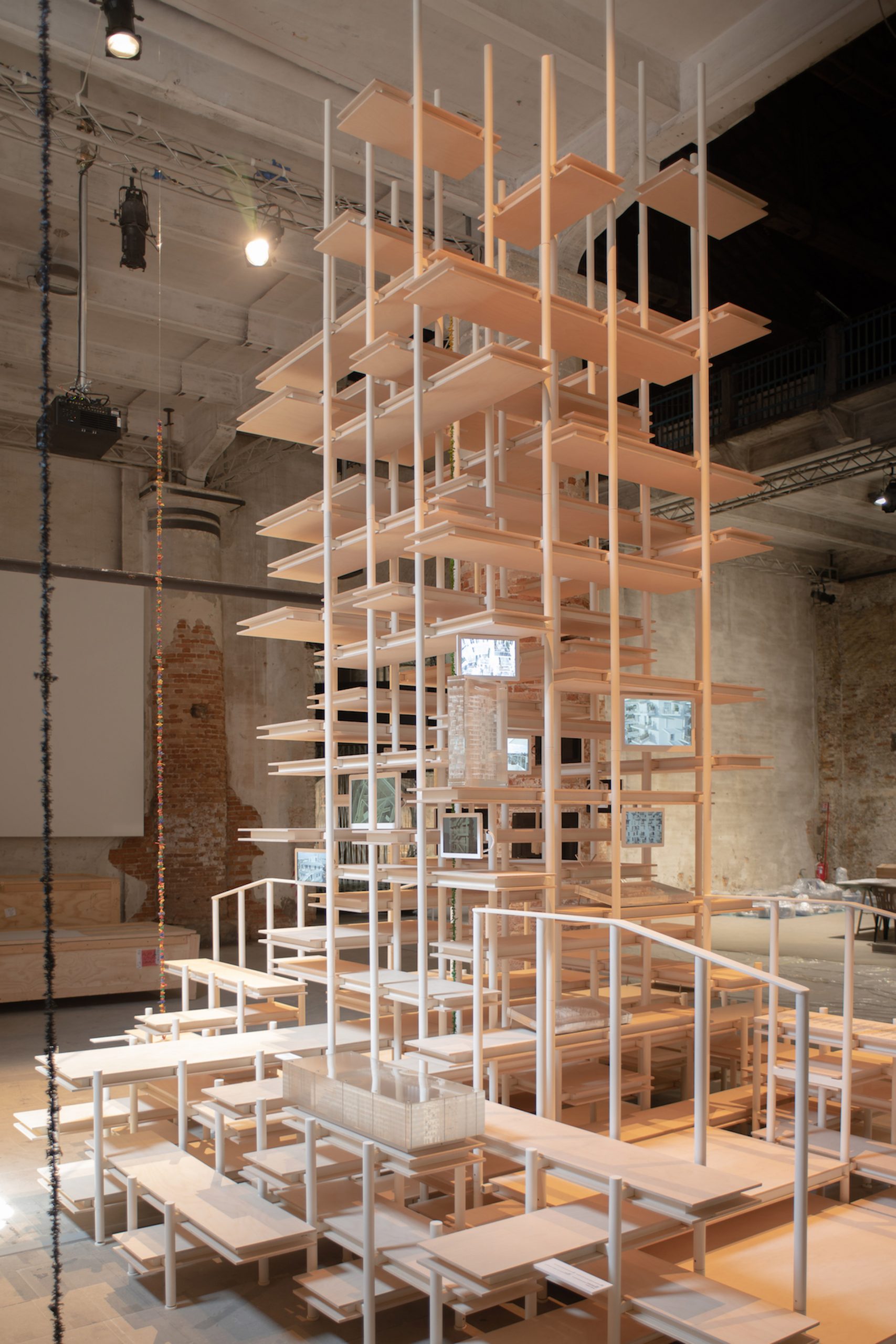 One Open Tower by Nicolas Laisnè at Venice Architecture Biennale