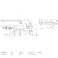 Third floor plan of Pingshan Art Museum by Vector Architects