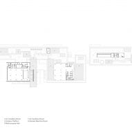 Fourth floor plan of Pingshan Art Museum by Vector Architects