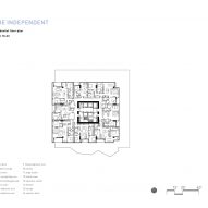 Residential floor plan levels 10-23