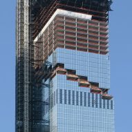 BIG's Spiral Skyscraper Tops Out in New York City