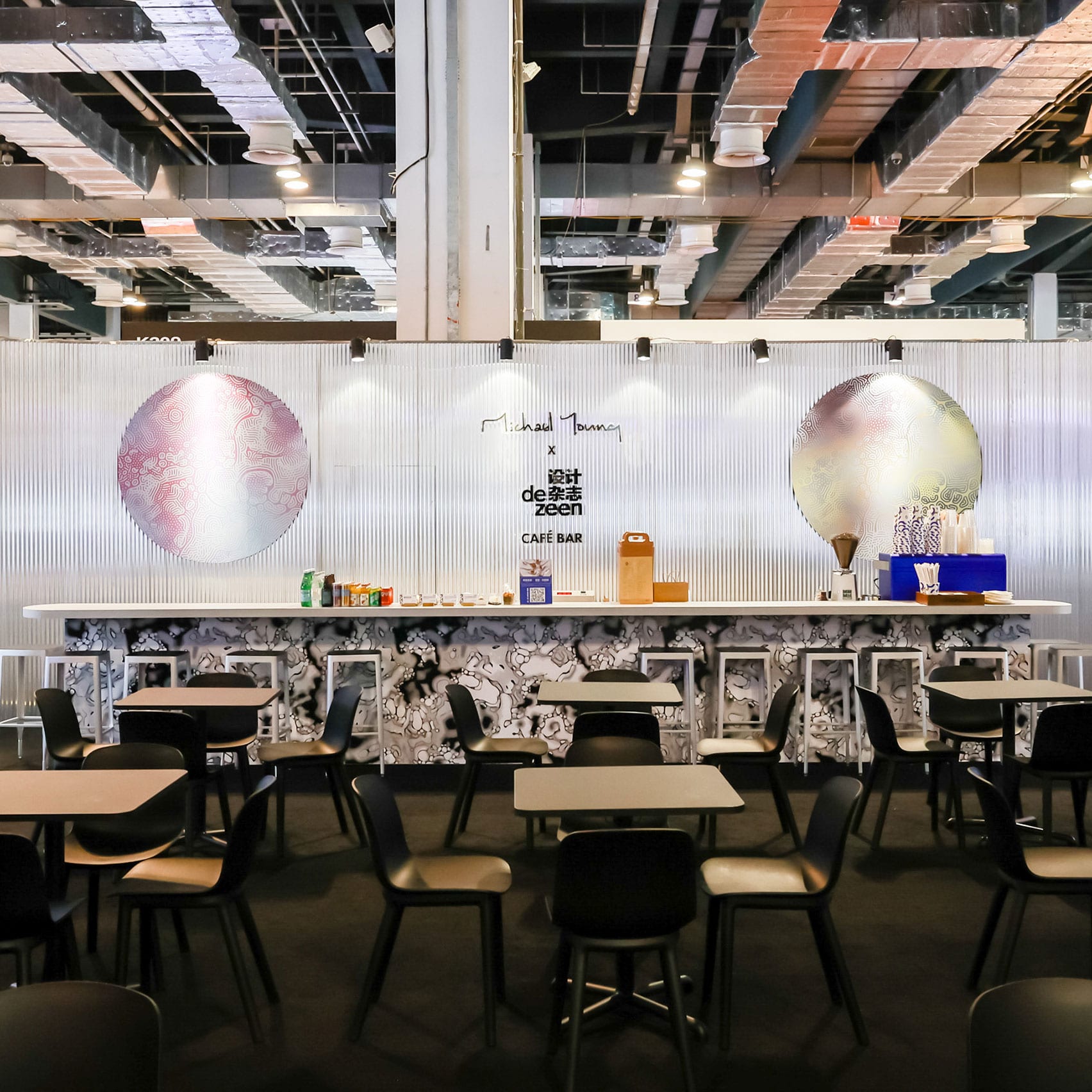 Dezeen presents cafe bar designed by Michael Young at Design Shanghai