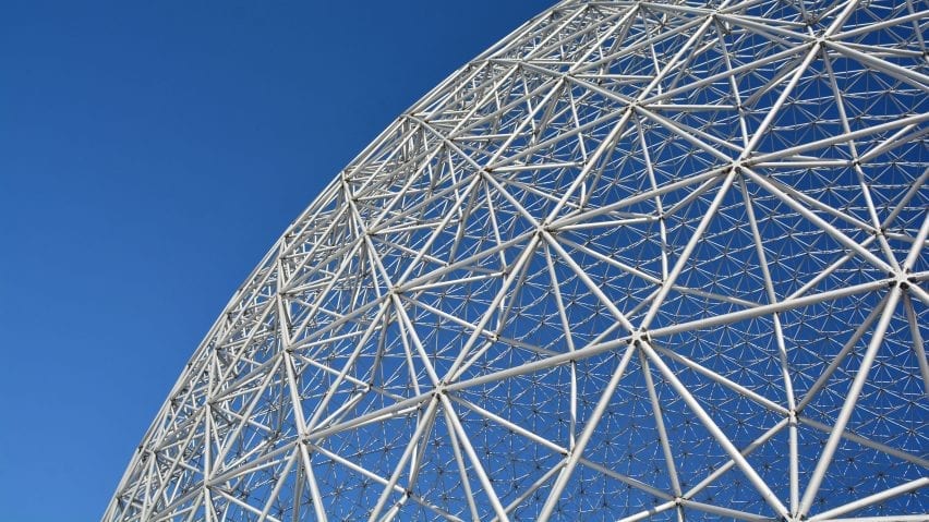 Geodesic dome at the Montreal Biosphere by Buckminster Fuller