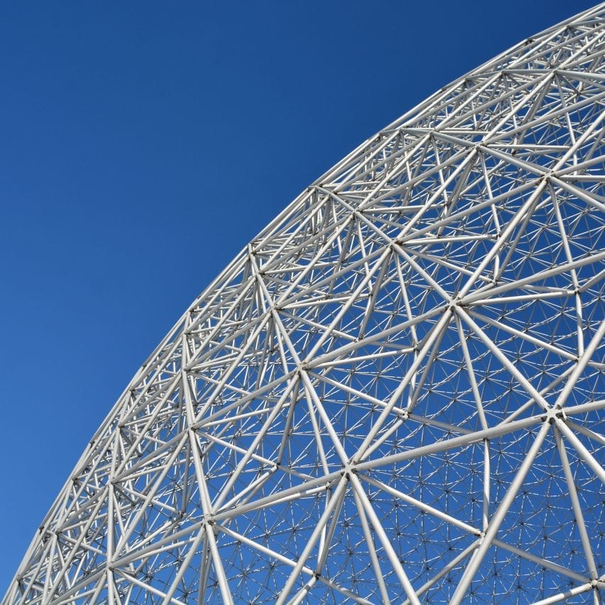 Geodesic dome at the Montreal Biosphere by Buckminster Fuller