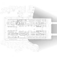 Ground floor plan of the headquarters