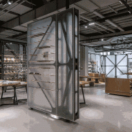 LUO Studio uses rotating walls to create flexible Beijing bookshop