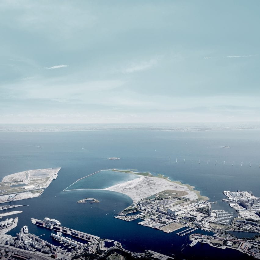 Artificial island off the coast of Copenhagen