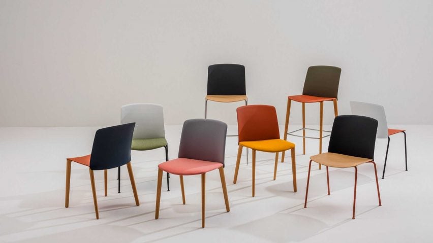 Mixu chairs by Gensler for Arper