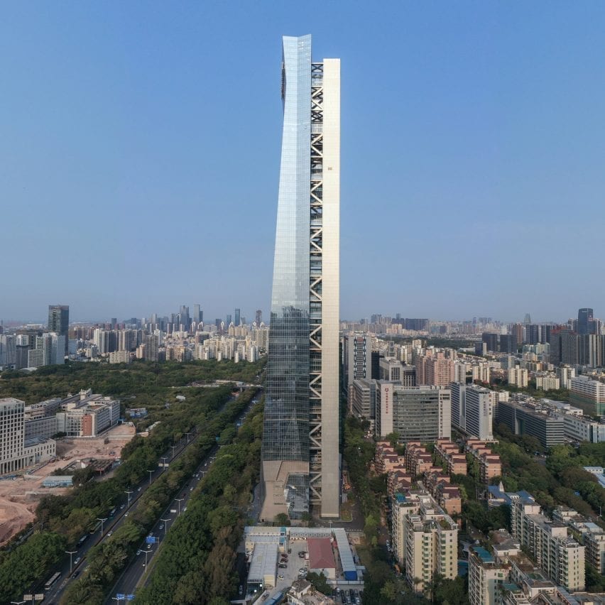 Morphosis creates asymmetrical supertall skyscraper in Shenzhen