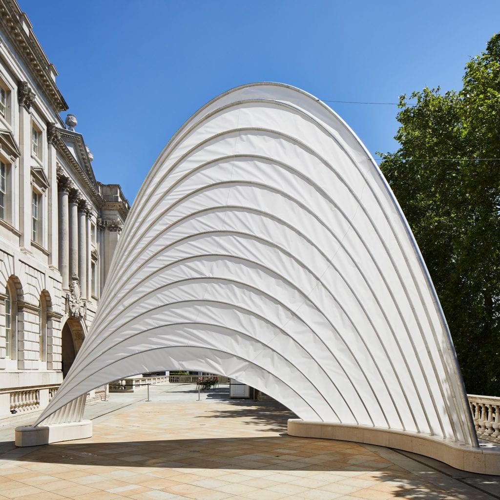 Enni Kukka Tuomala Creates Inflatable Chrome Echo Chamber For London Design Biennale 