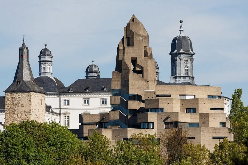 Brutalist Bensberger City Hall by Gottfried Böhm