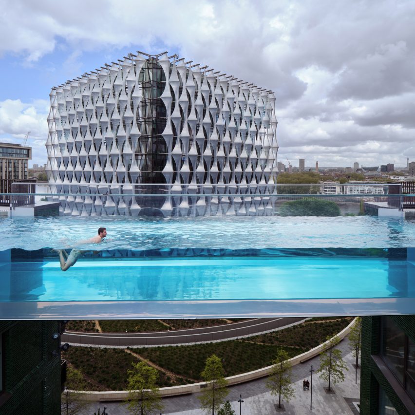 Sky Pool at Embassy Gardens in Battersea by HAL