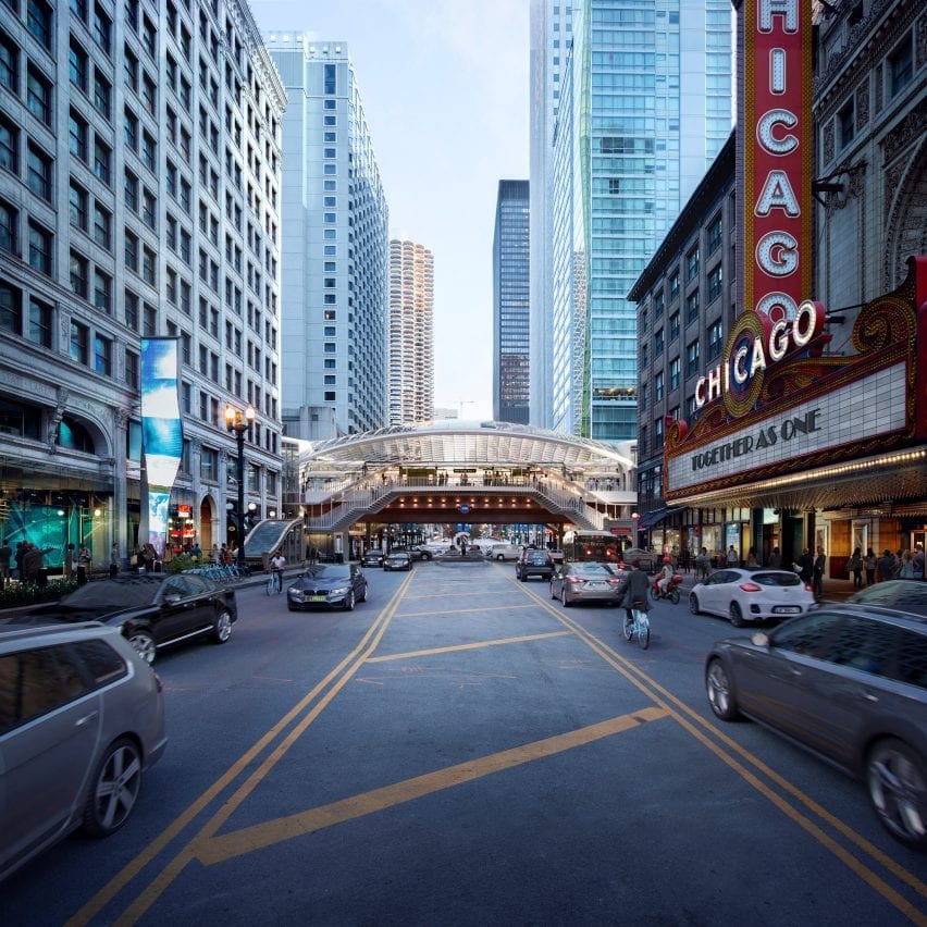 SOM redesigns metro station in Chicago