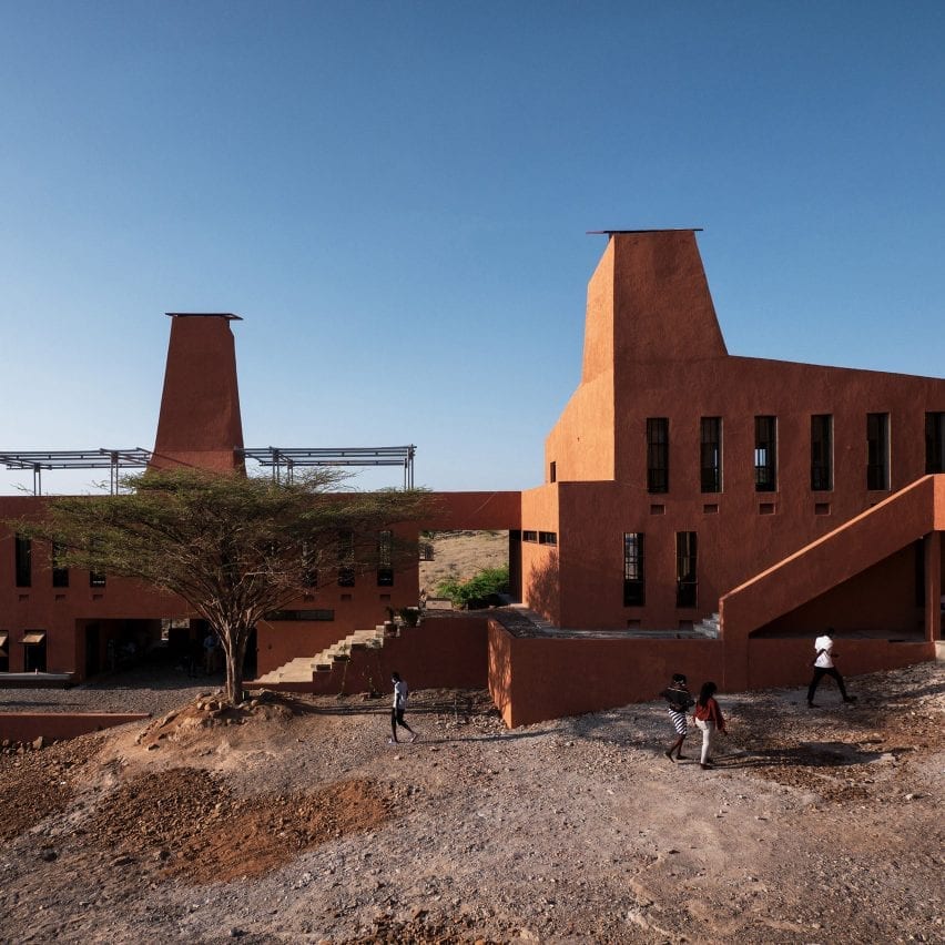 Termite mounds inform Kéré Architecture's design of Kenyan education campus
