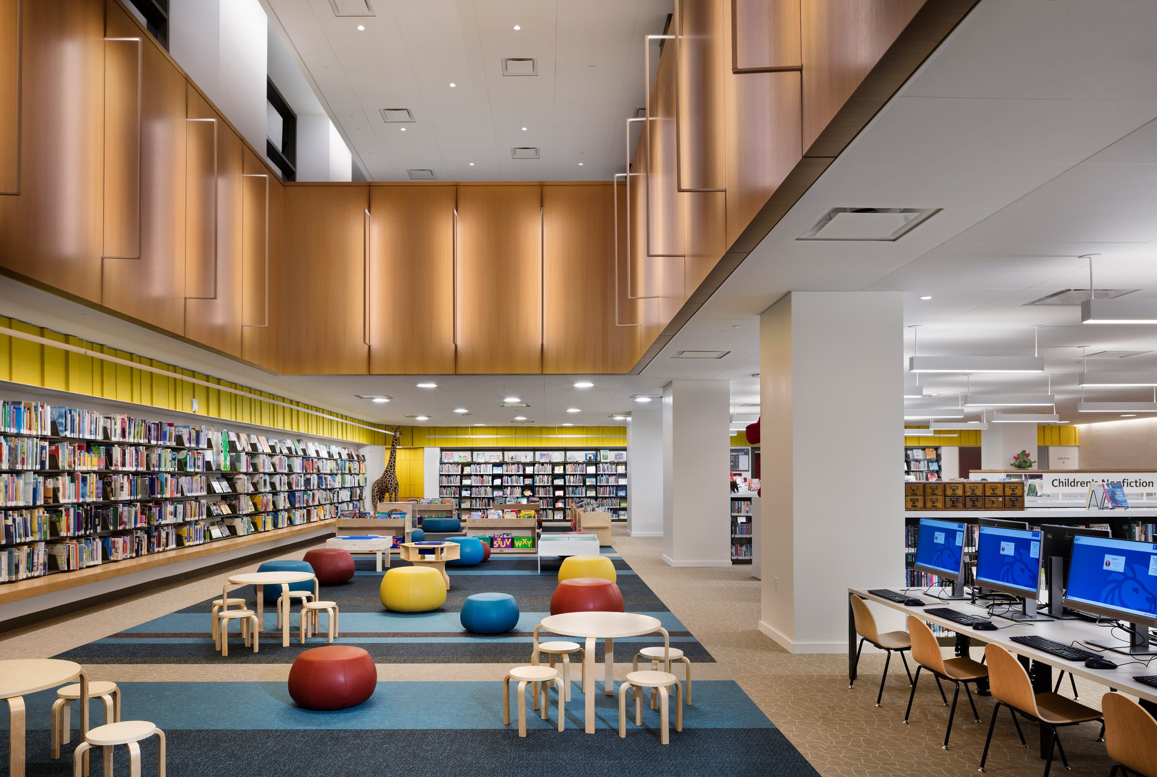 The Children's Library and Teen Centre in the Stavros Niarchos Foundation Library