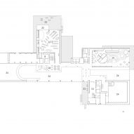First floor plan of the building