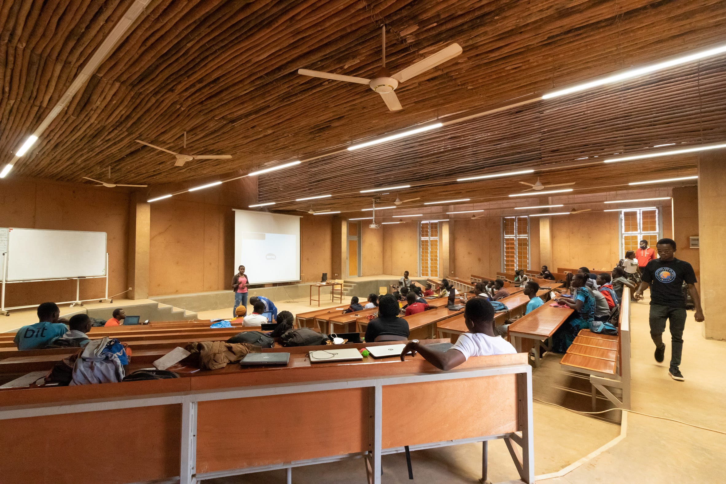 A lecture theatre in Burkina Institute of Technology