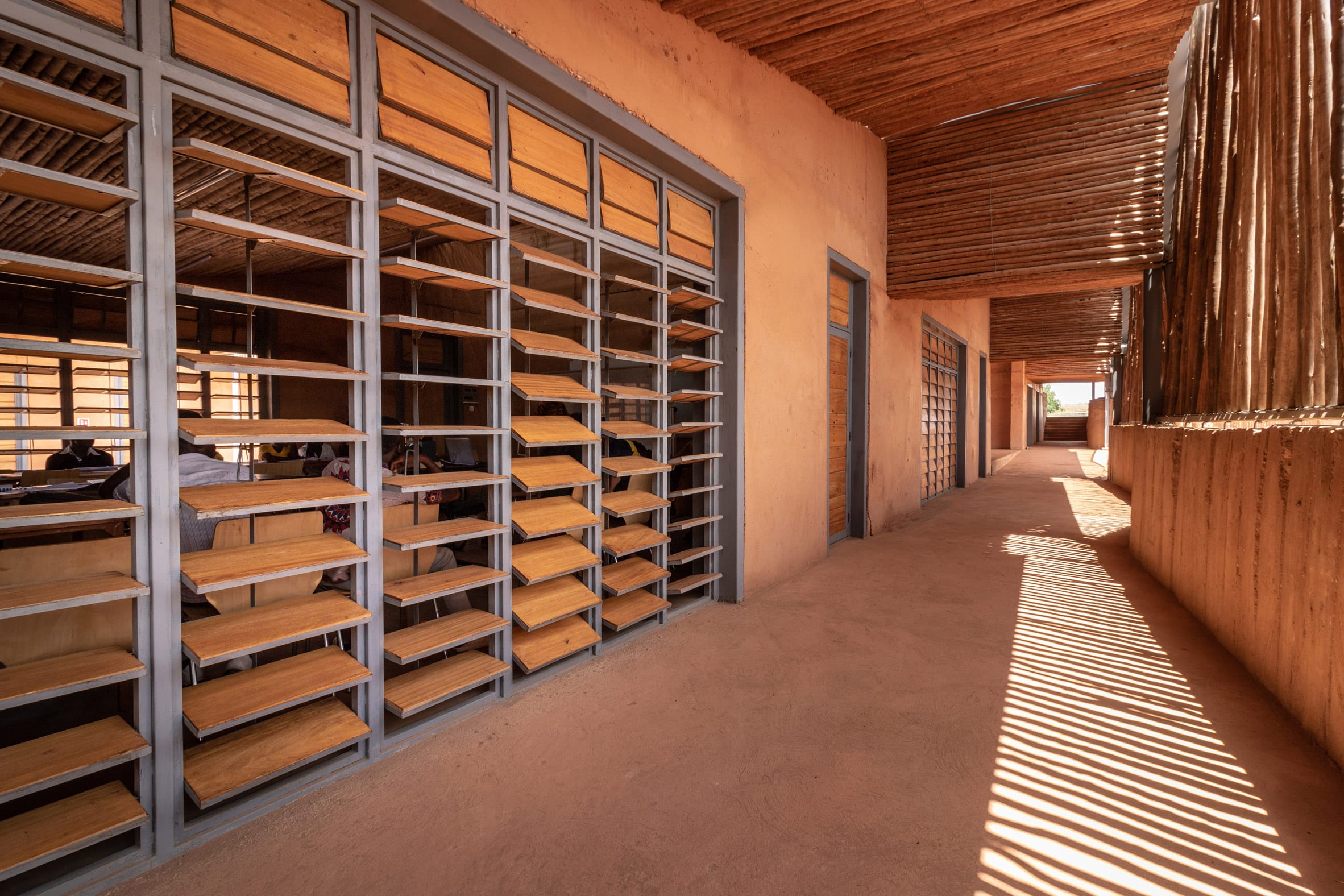 A corridor of the Burkina Institute of Technology