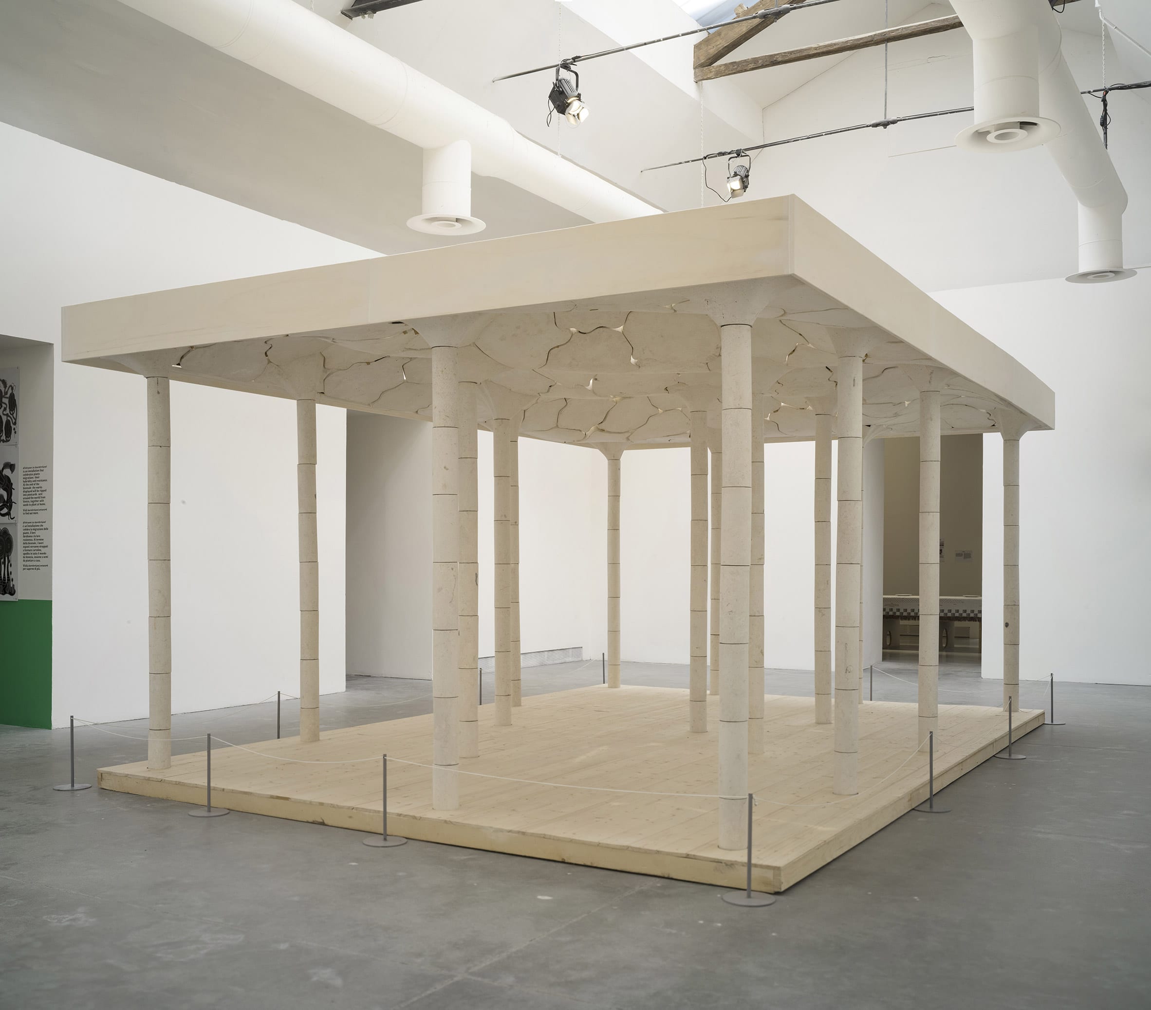 Stone installation by AAU Anastas as the Venice Architecture Biennale