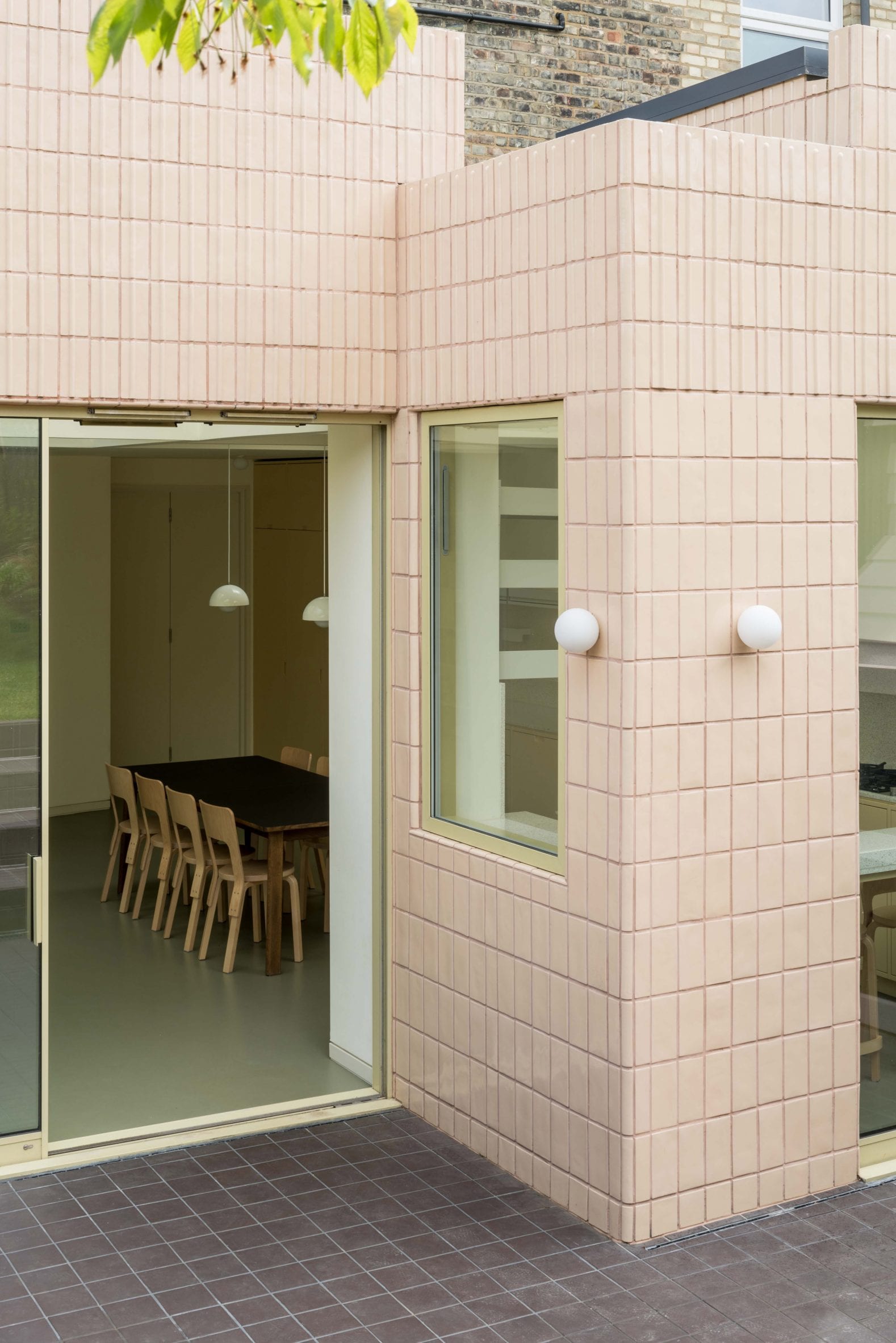 Pink tiles, Mount View house renovation by Archmongers