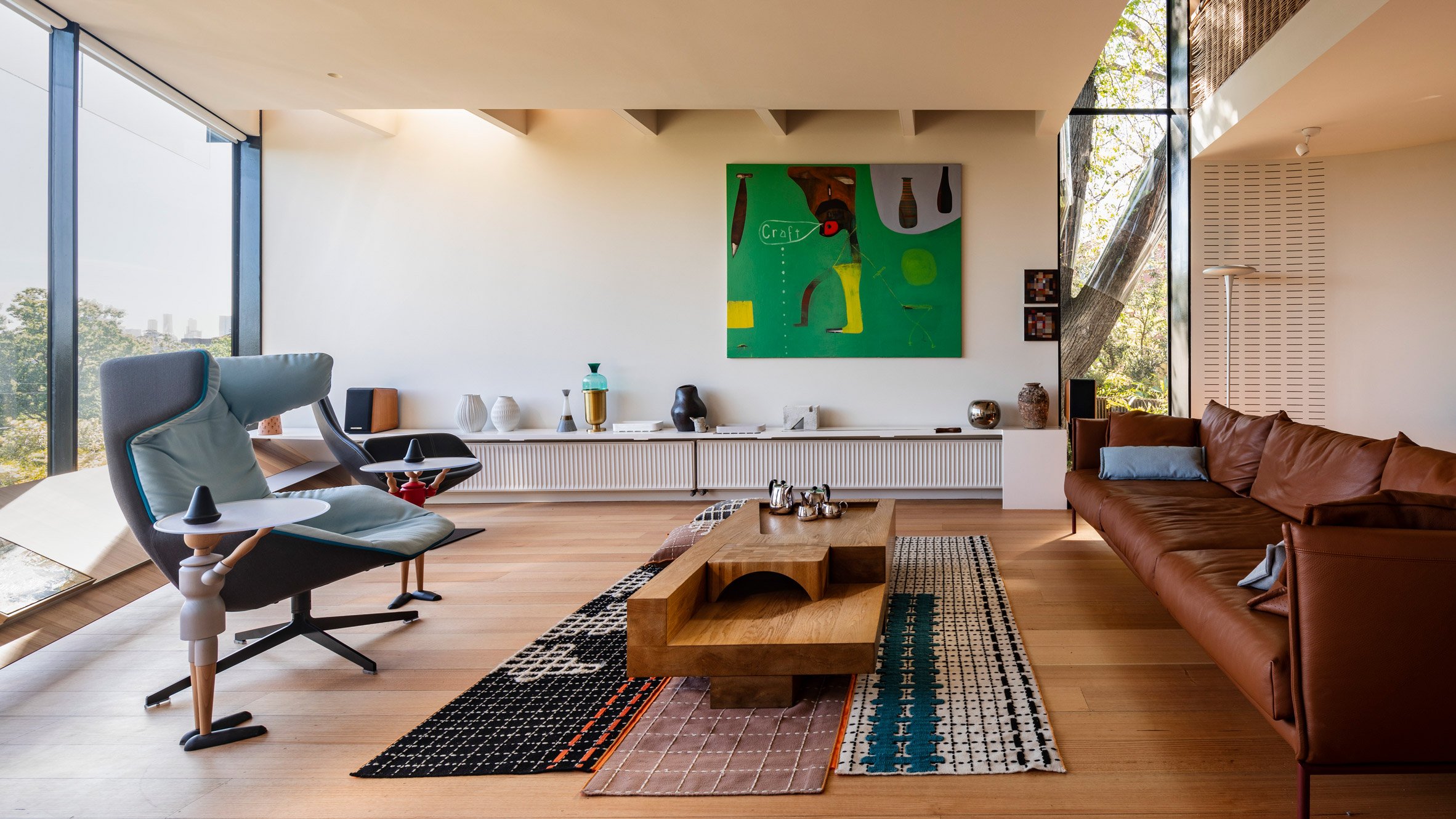 Ten homes with interiors designed to showcase art