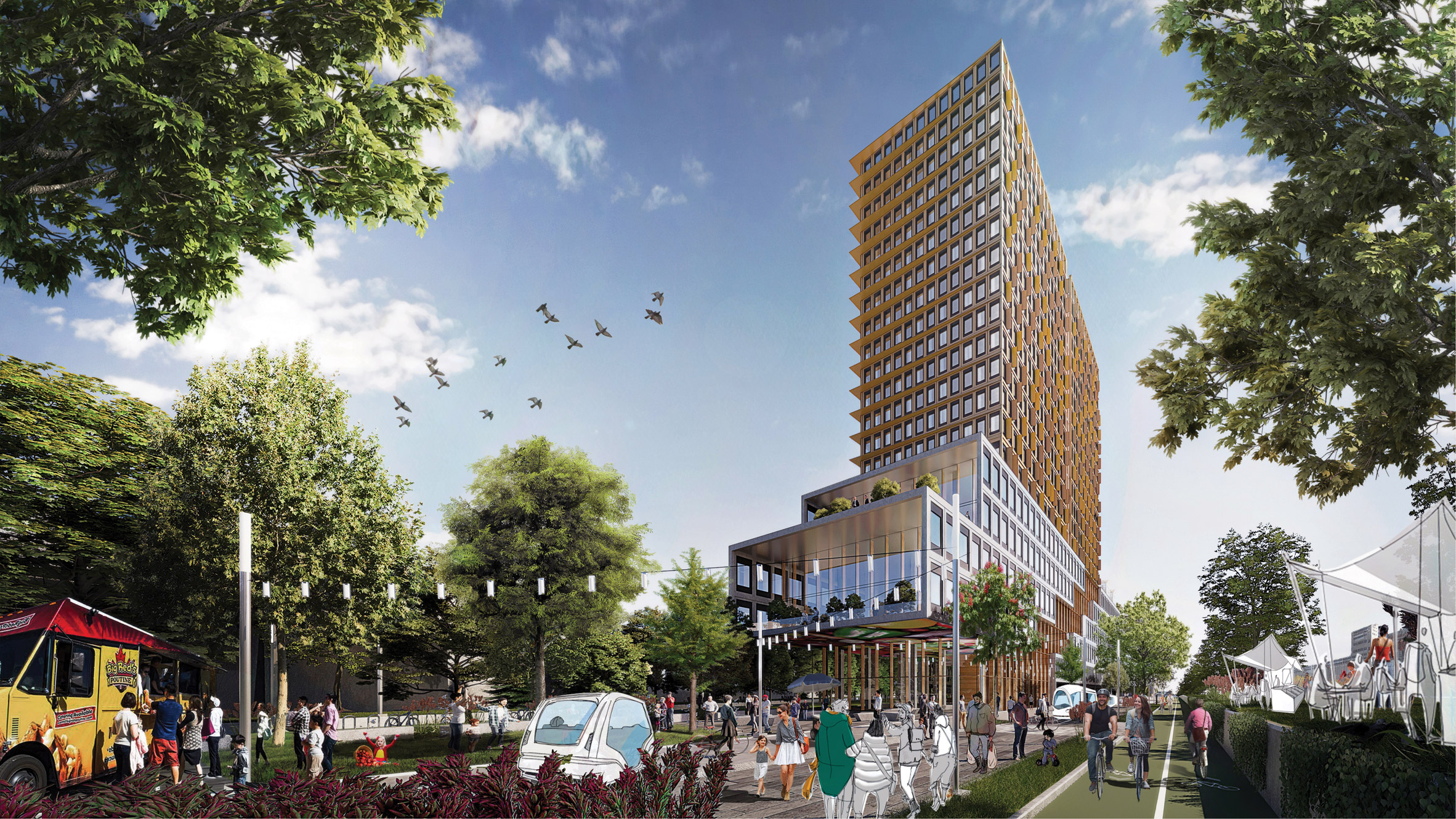 Montreal's winning entry for the Reinventing cities competition