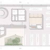 Ground floor plan, E-goi and Clavel's Kitchen office by Paulo Merlini Architects