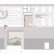 Second floor plan, E-goi and Clavel's Kitchen office by Paulo Merlini Architects
