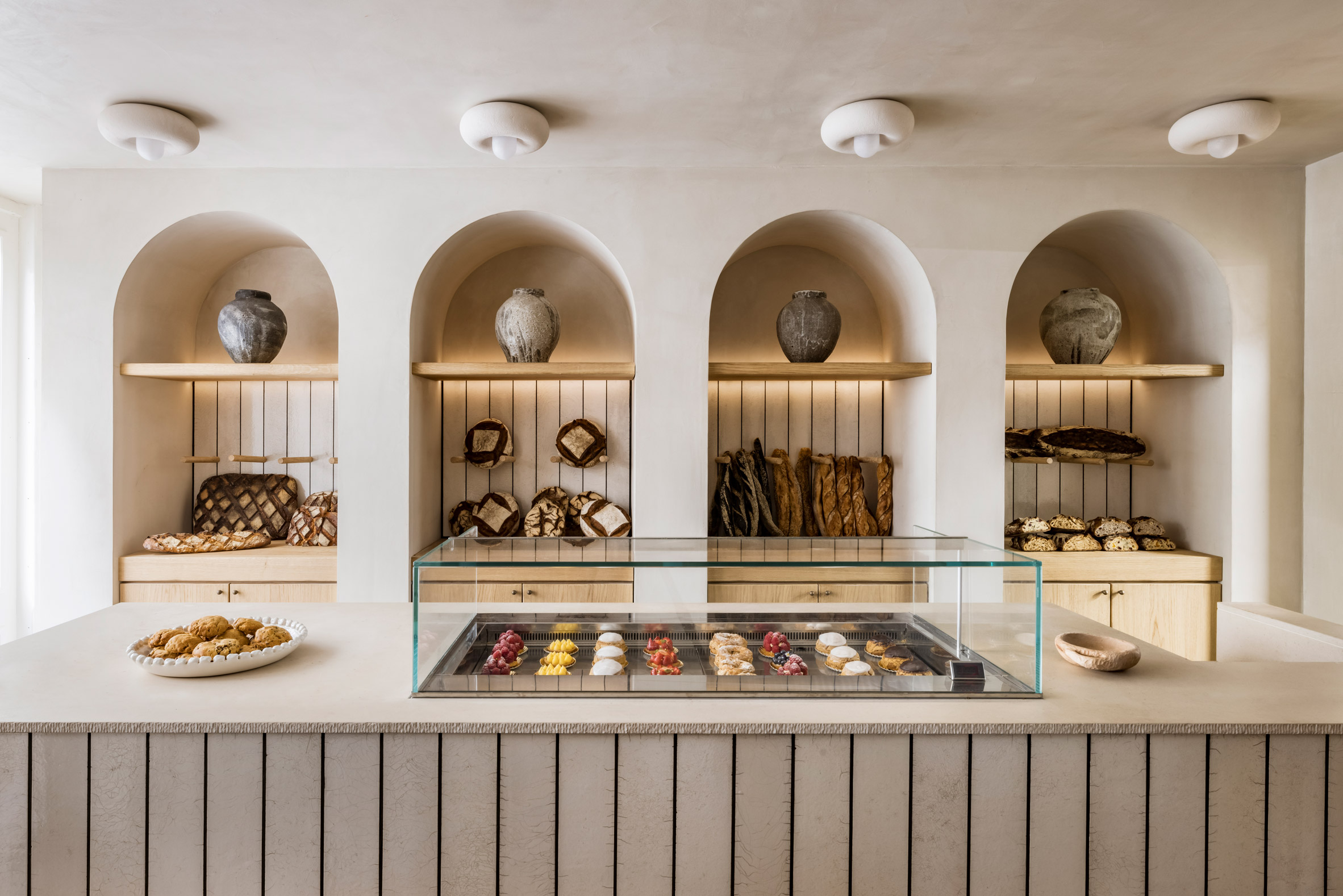 emmanuelle simon designs liberté bakery in paris to be "welcoming"