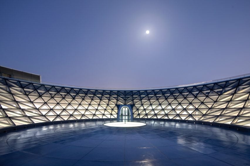 Roof top space at Shanghai planetarium