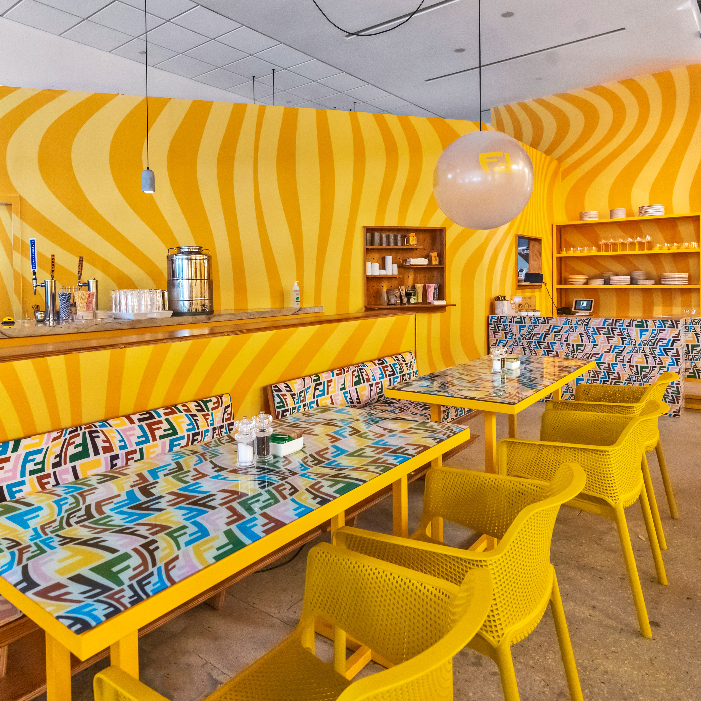 The Iconic Fendi Caffe Returns to Miami Design District