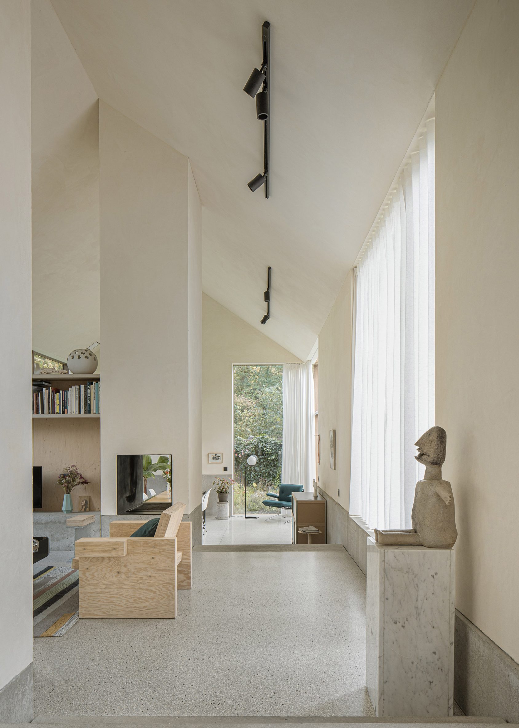 Interior with terrazzo floor