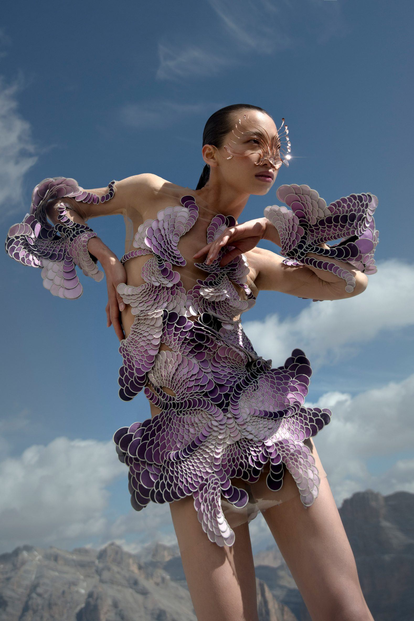 Iris van Herpen Recycles Plastic Waste into Sculptural Garments - Articl