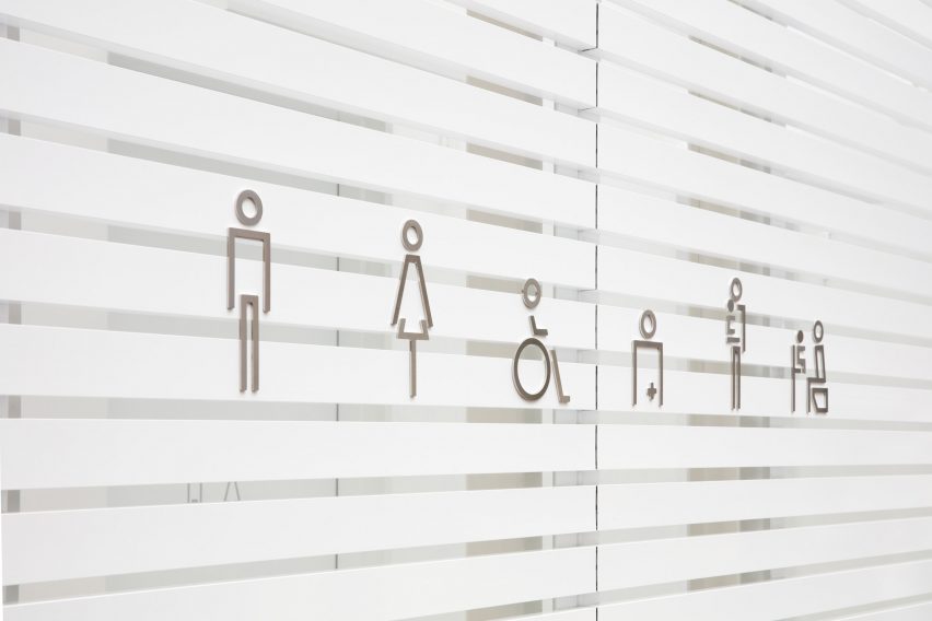 Toilet pictograms by Sato