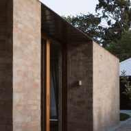 The brick exterior of Kyneton House by Edition Office