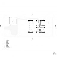 Floor plan of Kyneton House by Edition Office