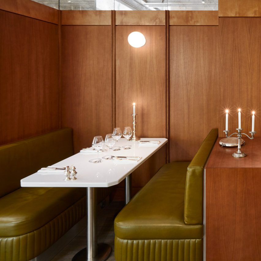 Abstinence restaurant interior by Lizée-Hugot