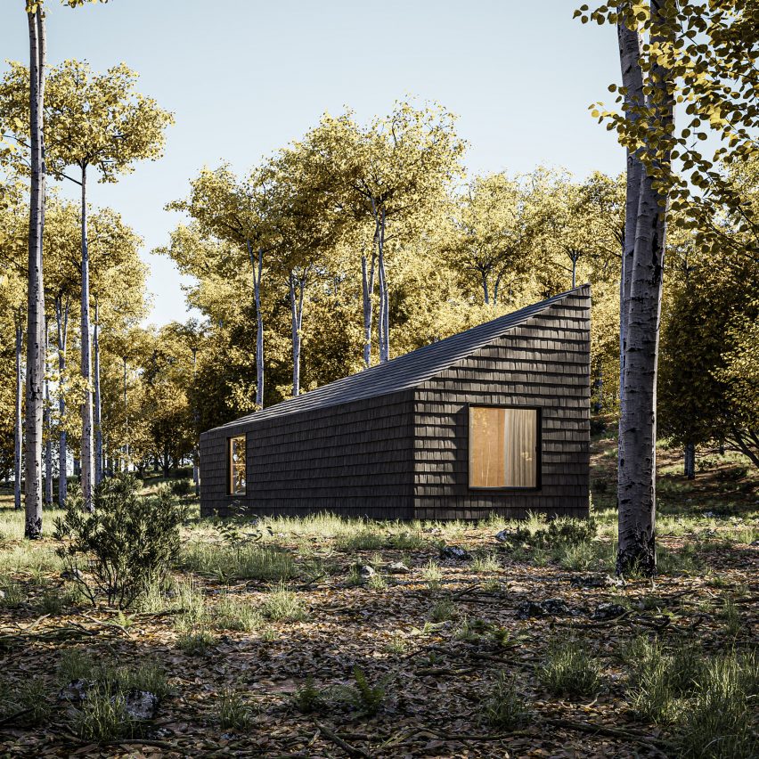 Marc Thorpe designs off-grid cabin retreat in the Romanian mountains
