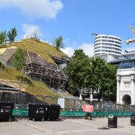 MVRDV's artificial hill rises at Marble Arch in London
