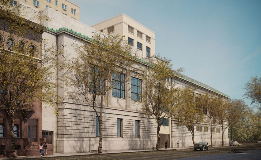 New-York Historical Society expansion from West 76th Street