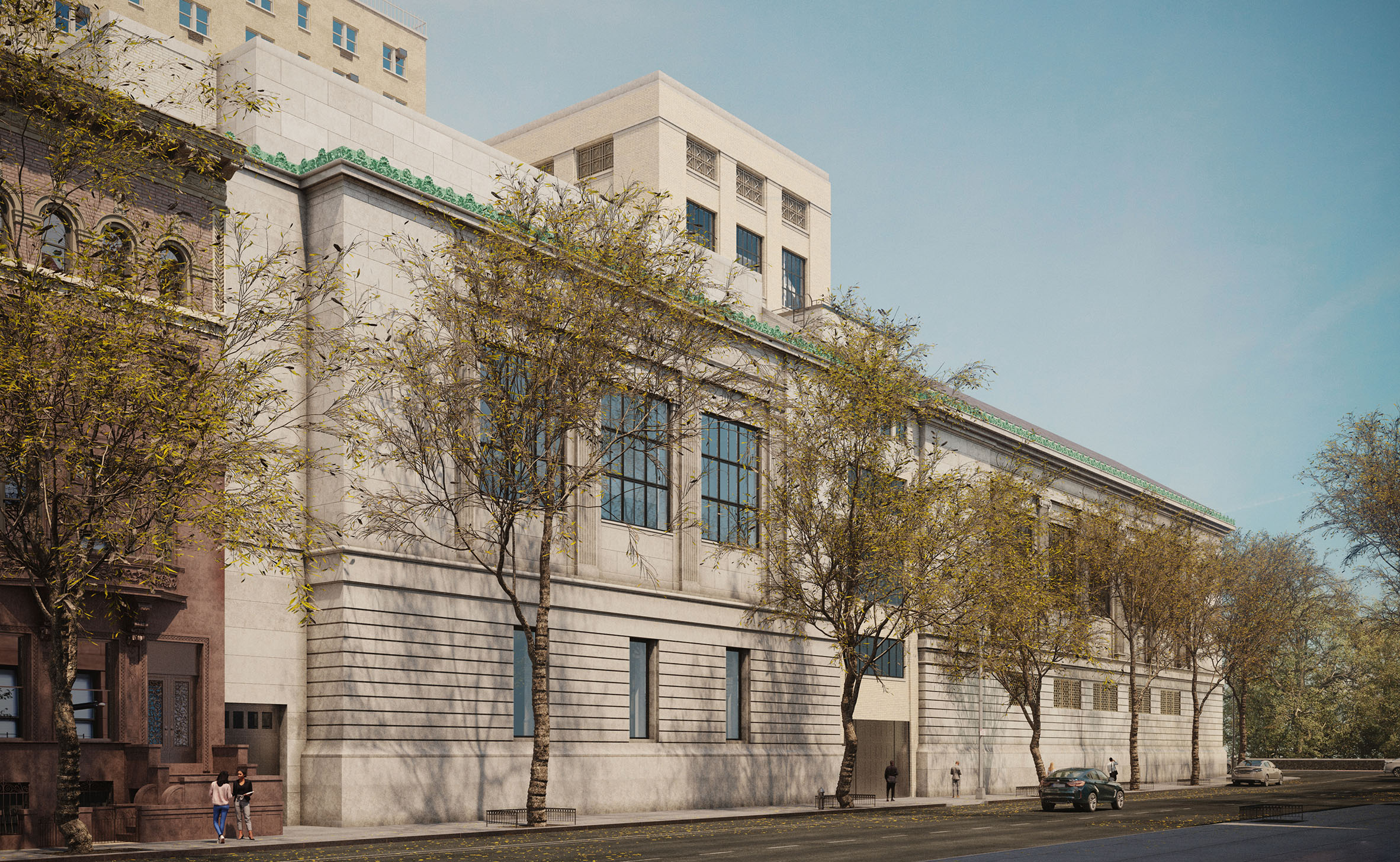 New-York Historical Society expansion from West 76th Street